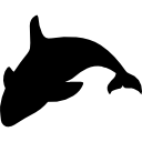 silueta de orca 