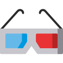 gafas 3d icon