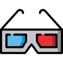 gafas 3d icon