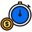 el tiempo es dinero icon