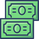 dinero en efectivo icon