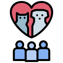 Pet love icon