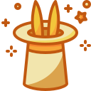 sombrero de mago icon