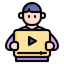 video tutorial icon