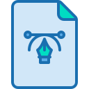 archivo vectorial icon