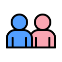 two people Icon - Free PNG & SVG 349550 - Noun Project