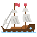 barco pirata icon