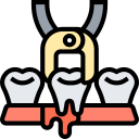 extracción dental icon