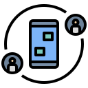 medios de comunicación social icon