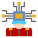 cerebro robótico icon