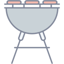 parrilla de la barbacoa icon