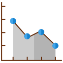 gráfico de linea icon