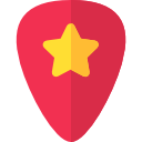 púa de guitarra icon