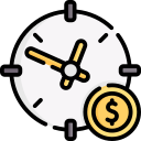 el tiempo es dinero icon