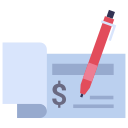 cheque bancario icon