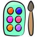 paleta de color icon