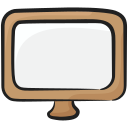 pantalla del monitor icon