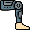 pierna de robot icon