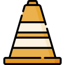 cono de tráfico icon