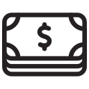 dinero en efectivo icon