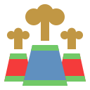 la contaminación del aire icon