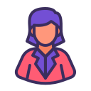 mujer de negocios icon