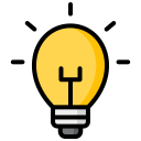 bombilla de idea icon