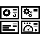 gráficos industriales icon