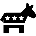 burro símbolo político americano de los demócratas icon