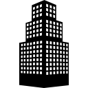 torre dell'edificio a gradini icona