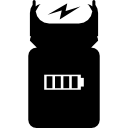 ferramenta com símbolo de bateria 