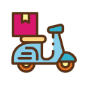 bicicleta de reparto icon