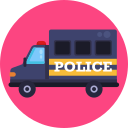 camioneta de la policía 
