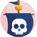 barco pirata icon