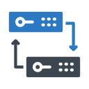 transferencia de datos icon