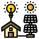 célula solar icon