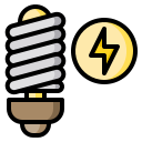 luz de ahorro de energía icon