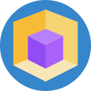 cubo 3d icon