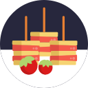 pastel de frutas icon