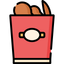 cubo de pollo icon