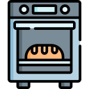 Baking, elapse, kitchen, oven, timer icon - Download on Iconfinder