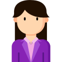 mujer de negocios icon