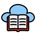 biblioteca en la nube icon