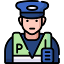 trabajador de estacionamiento icon