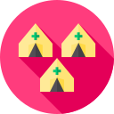 campo de refugiados icon