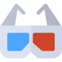 gafas 3d icon