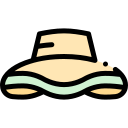 sombrero para el sol icon