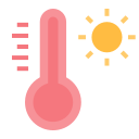 temperatura caliente icon