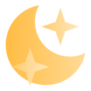 luna y estrellas