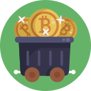 minería bitcoin icon